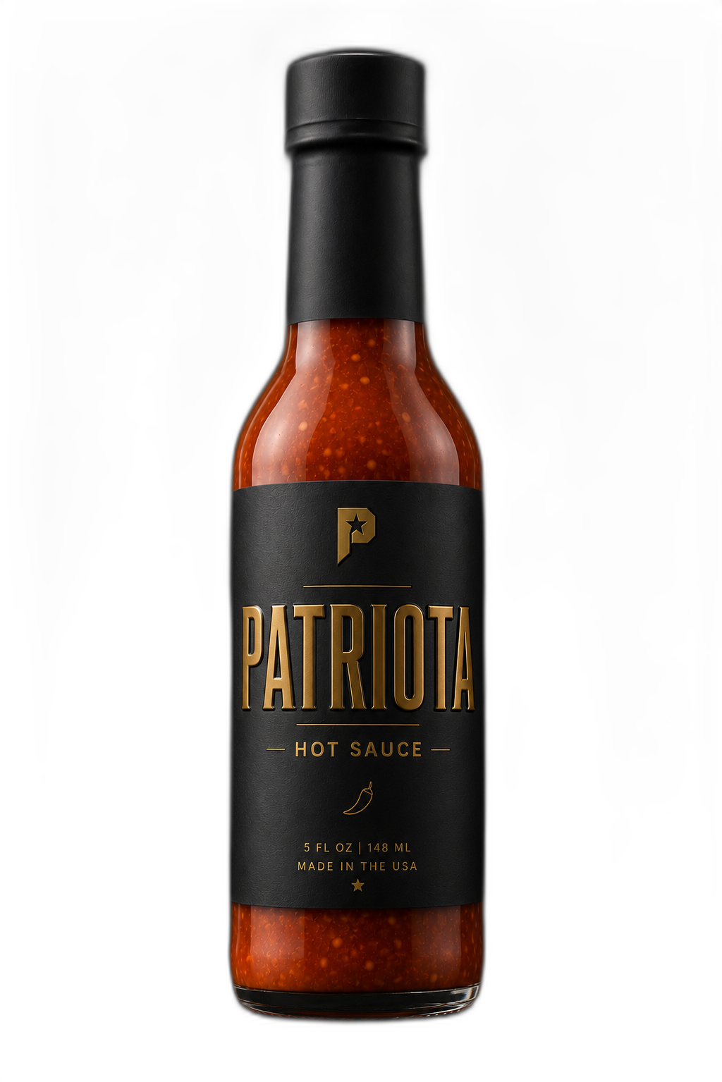 Patriota Original hot sauce bottle